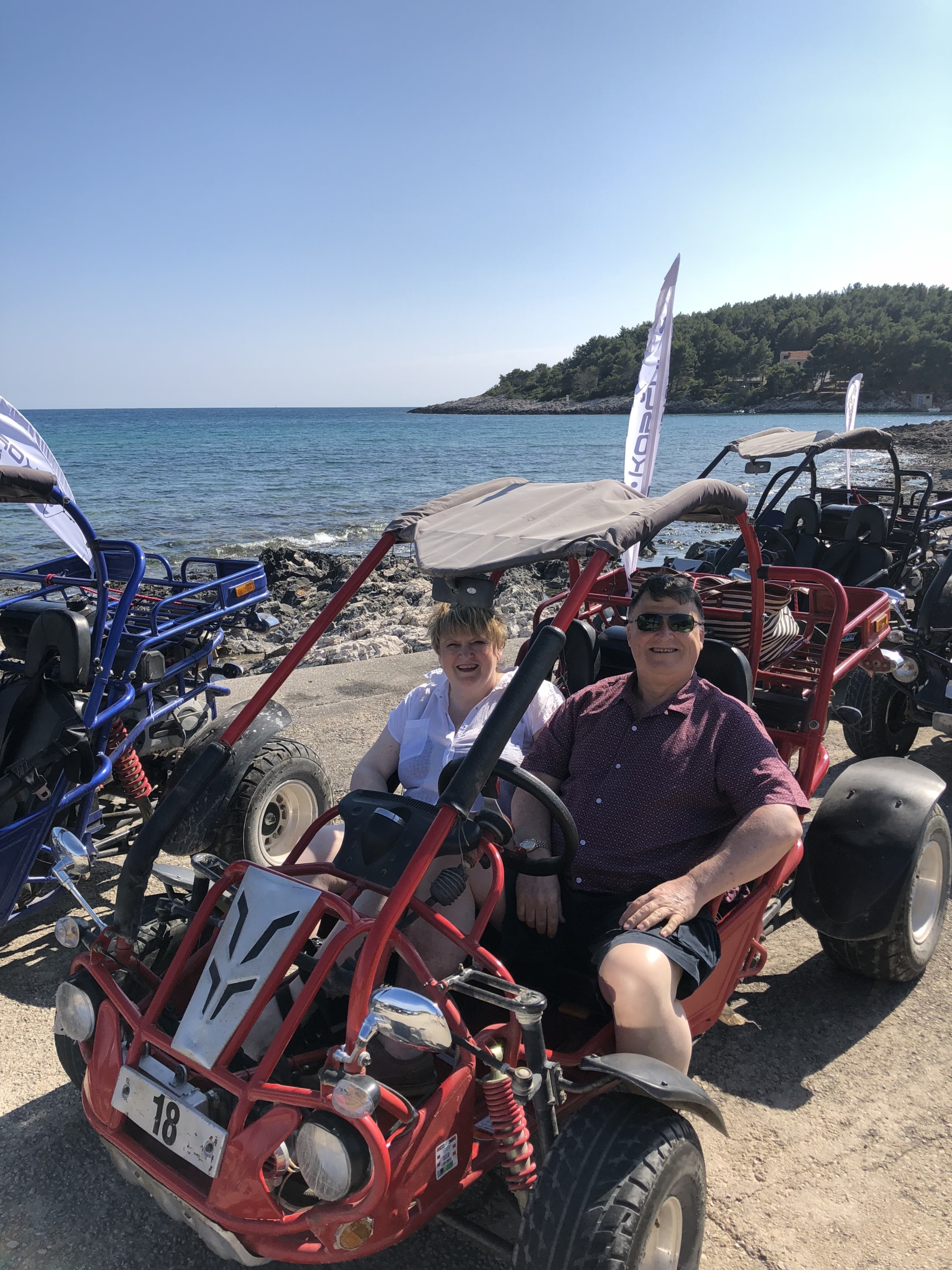 Buggies on Korcula