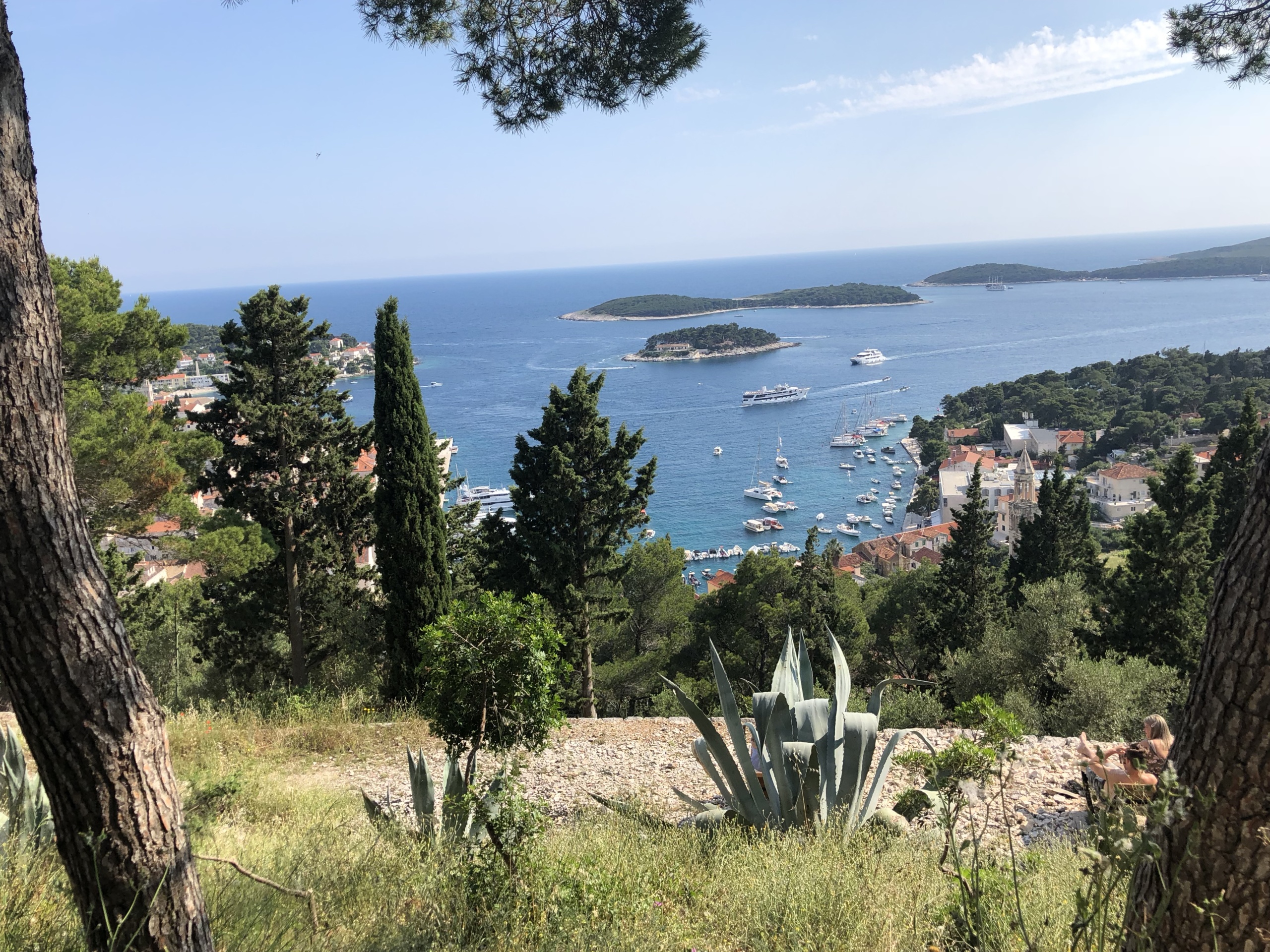 Hilltop walking on Hvar